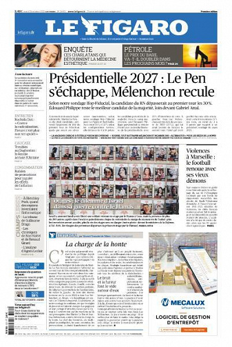 Le Figaro du Mardi 31 Octobre 2023