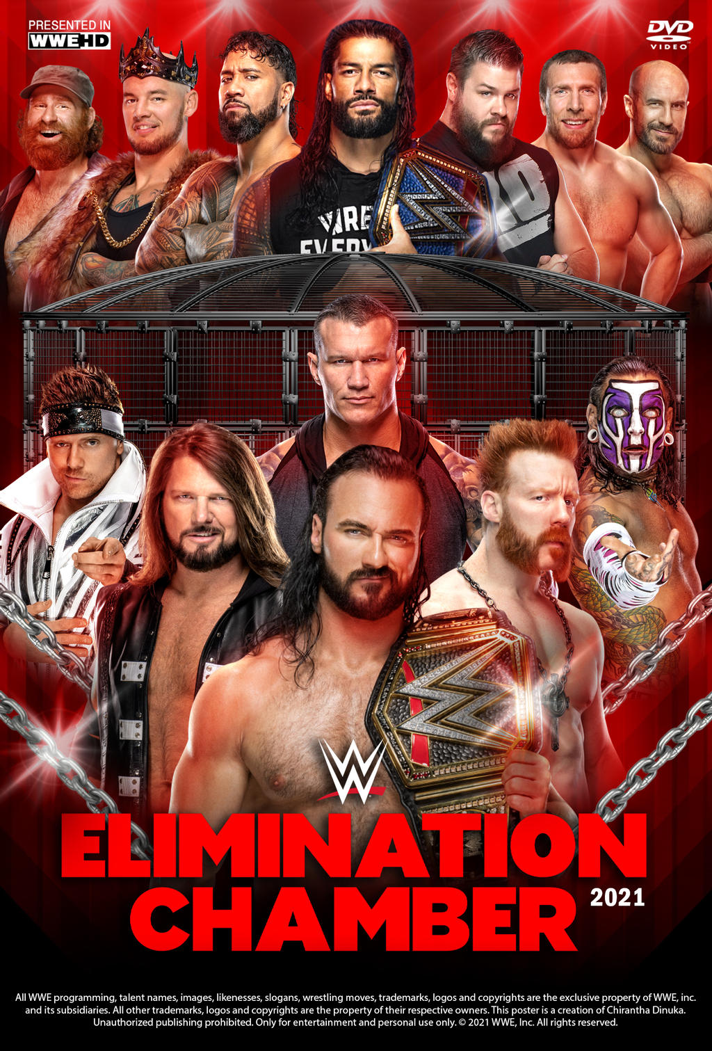 WWE Elimination Chamber VO HDTV 2021